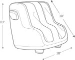 Reflex SOL Foot & Calf Massager w/ Heat - Plantar Fasciitis Relief + Circulation + Shiatsu Deep Kneading + Vibrating for Stress + Compression - Adjustable for Women and Men up to Size 12 - Image 6